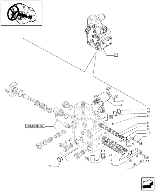 T6010 PLUS-1.95.5/03B[01] - VAR - 330631, 331631, 332631, 333631 - VALVE - BREAKDOWN