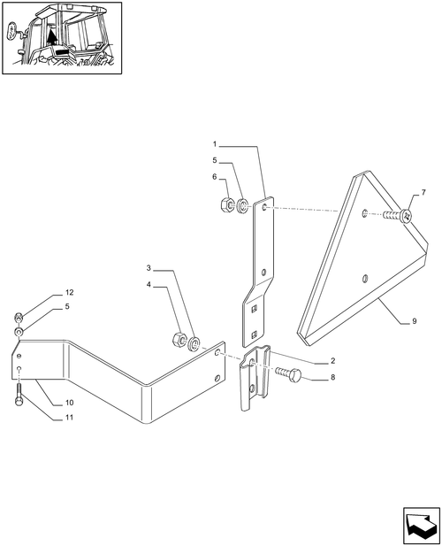 T6010 PLUS-1.99.3/01 - VAR - 331712 - HIGH MOUNTED SLOW MOVING VEHICLE SIGN