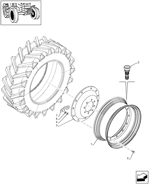 T6010 PLUS-82.00[07] - VAR - 8801604, 8859604 - DRIVING WHEELS (W10X34)