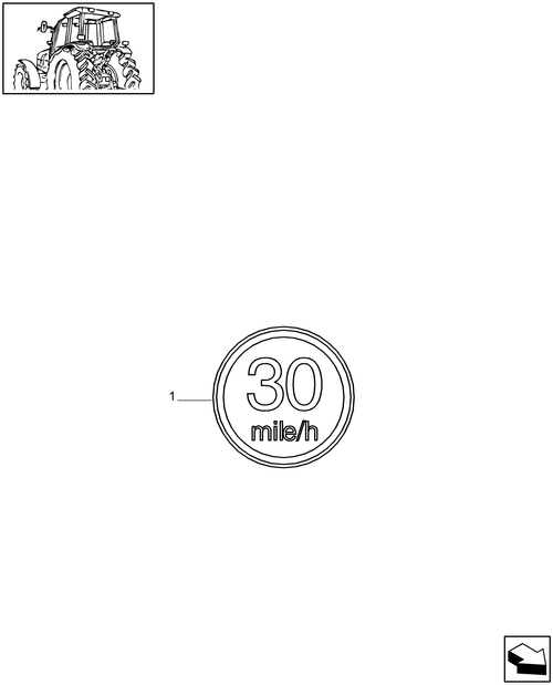 T6010 PLUS-1.98.0/01[02] - VAR - 333972 - ROADSPEED DECALS - 30 KM/H