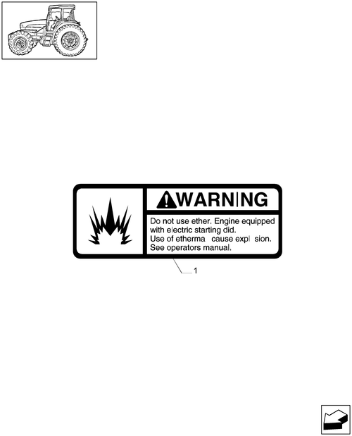 T6010 PLUS-1.98.0/02[06] - VAR - 330007, 335007 - NORTH AMERICA VERSION - WARNING DECAL