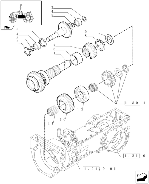 T3010-1.28.1[04] - TRANSMISSION, GEARS FOR SPEED RANGE SELECTION
