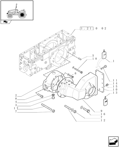 T3010-1.48.0 - SIDE REAR REDUCTION UNITS, CASING, CAPS AND SPACER
