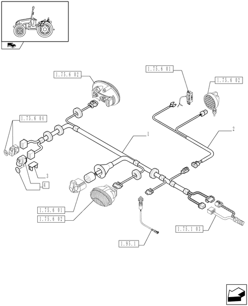 T3010-1.75.1[04] - REAR MAIN CABLE