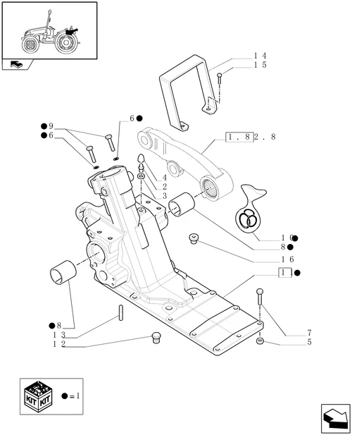 T3010-1.82.0[01] - HYDRAULIC LIFT, BODY AND RELEVANT PARTS