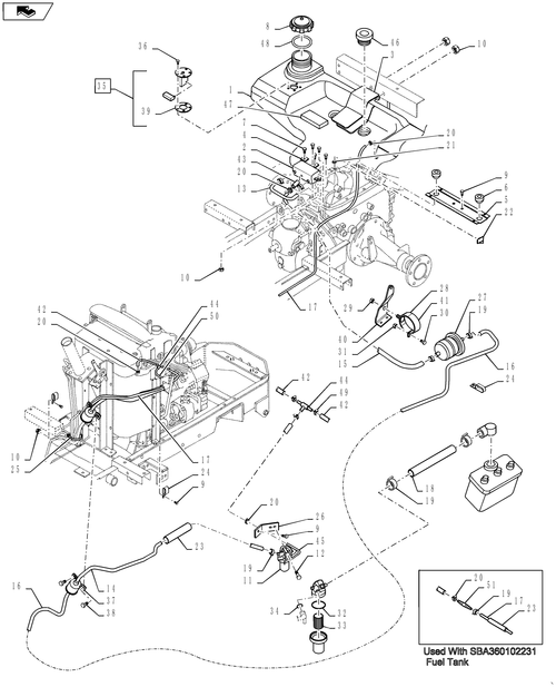 TZ25DA-02.02 - FUEL TANK & RELATED PARTS