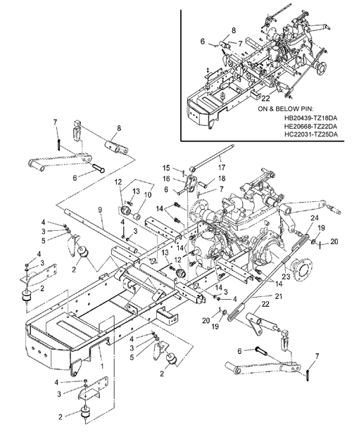 TZ25DA-04.01 - MAIN FRAME