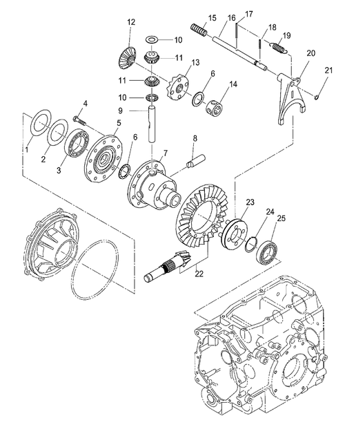 TZ25DA-05.03 - DIFFERENTIAL GEARS