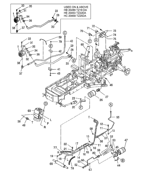 TZ25DA-07.04[01] - HYDRAULIC PUMP & PIPING
