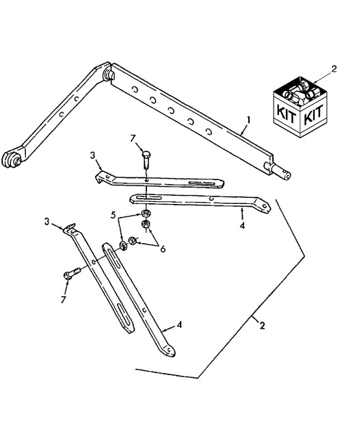 TZ25DA-09.04 - DRAWBAR KITS