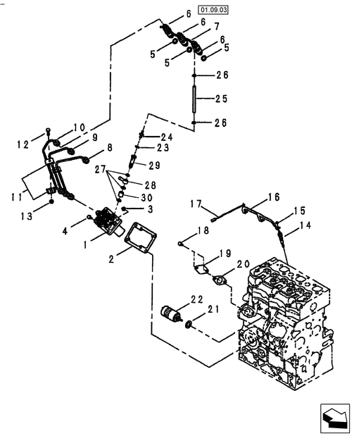 T1110-01.09.01 - INJECTION PUMP & LINES