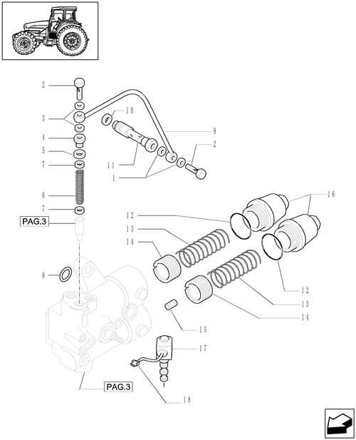 TL90A-1.27.4[04] - (VAR.271-272-274-276-296) (HI-LO) AND SYNCHRONIZED REVERSING GEAR - 30-40 KM/H - CONTROL VALVE