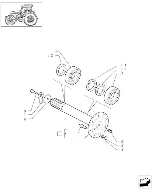 TL90A-1.48.1[04] - FINAL DRIVE, GEARS AND SHAFTS