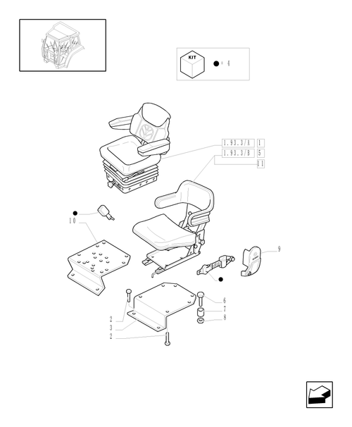 TL90A-1.93.3 - SEAT & PARTS