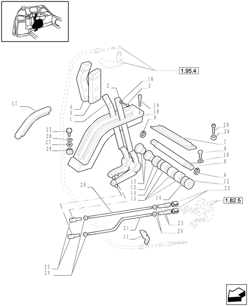 TL90A-1.96.1[01] - CAB - HYDRAULIC LIFT OUTER CONTROLS
