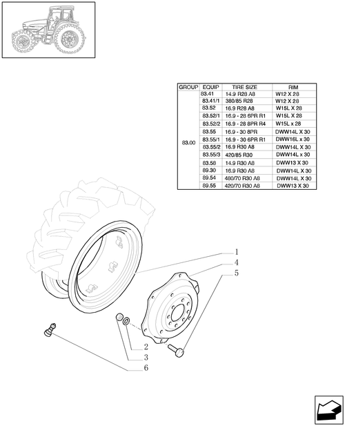 TL90A-83.00[01] - RIM (DRIVE WHEELS)