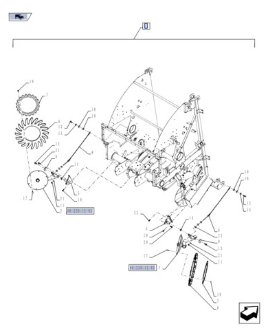 84235800 DIA Gathering Wheel Kit