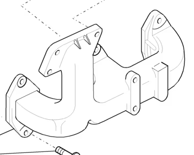 99440322 MANIFOLD, EXHAUST