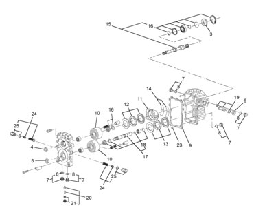 SBA322800202R REMAN-HYDROSTAT PUMP