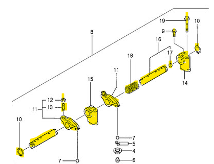 MT40331794 ROCKER ARM