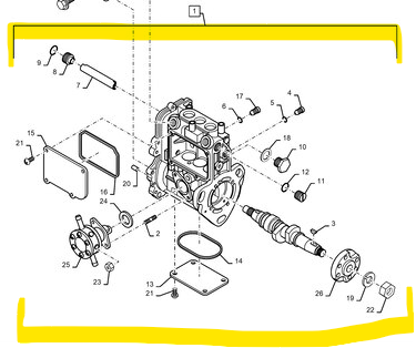 MT40356039 PUMP, FUEL INJECTION