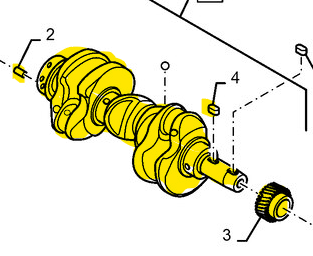 MT40355983 CRANKSHAFT