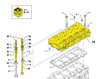 8099020 CYLINDER HEAD