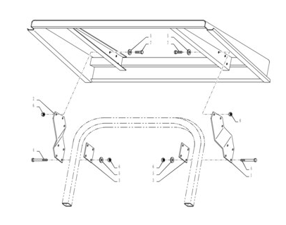 718857086 DIA FOPS CANOPY MOUNTING KIT