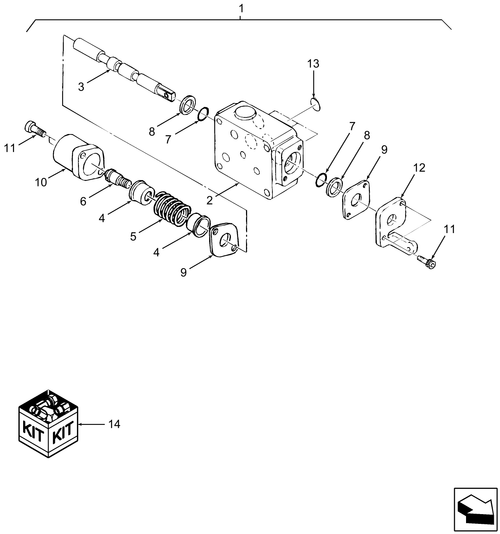 T1510-07.04.01 - REMOTE CONTROL VALVE ASSEMBLY