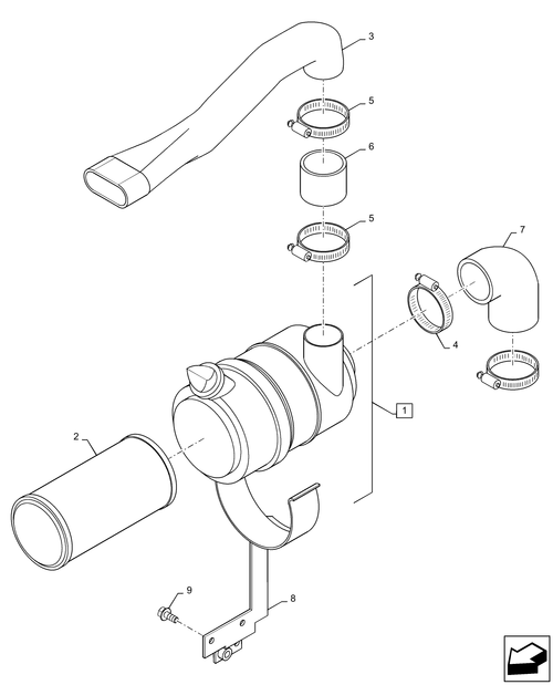 WORKMASTER 25-10.202.010 - AIR CLEANER - AIR INTAKE PARTS