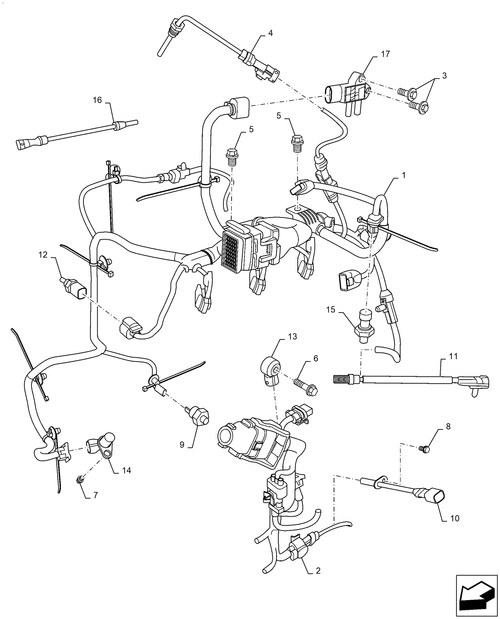 WORKMASTER 35 (2017)-55.100.030 - ELECTRICAL, WIRE HARNESS, ENGINE