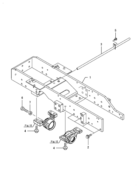 LX410 (YAN)-011 FRONT AXLE BRACKET