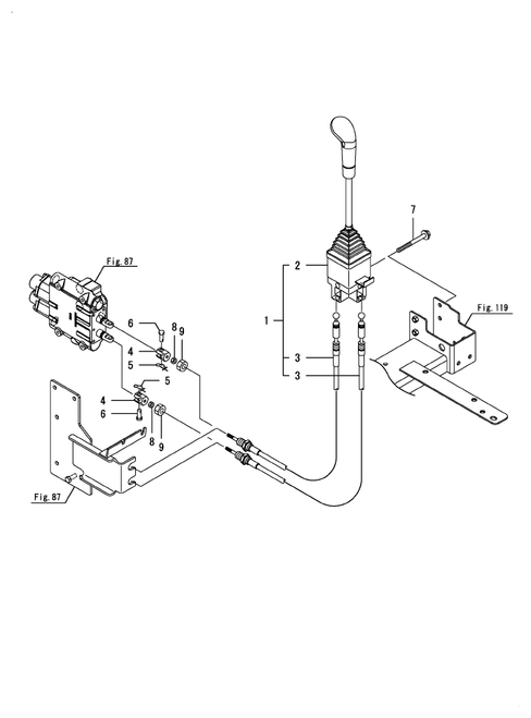 LX410 (YAN)-090 LEVER(SCV)