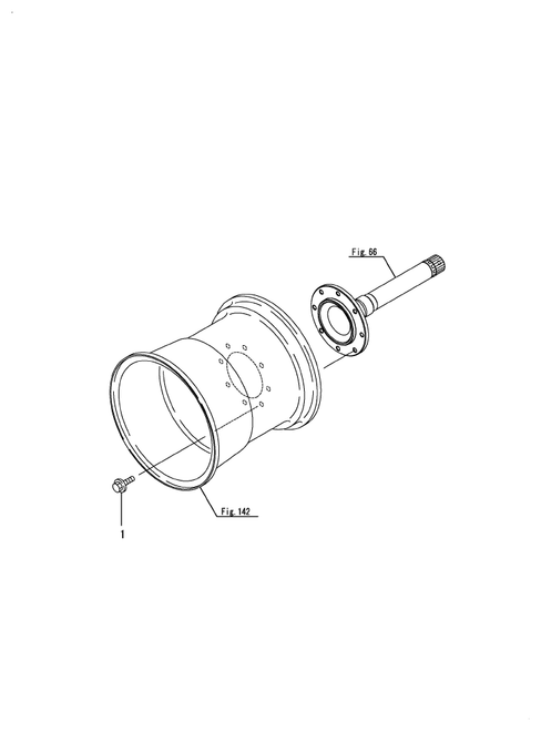 LX410 (CCY)-143 HUB BOLT