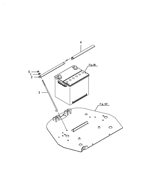 LX450 (CCY)-098 CLAMP(BATTERY)