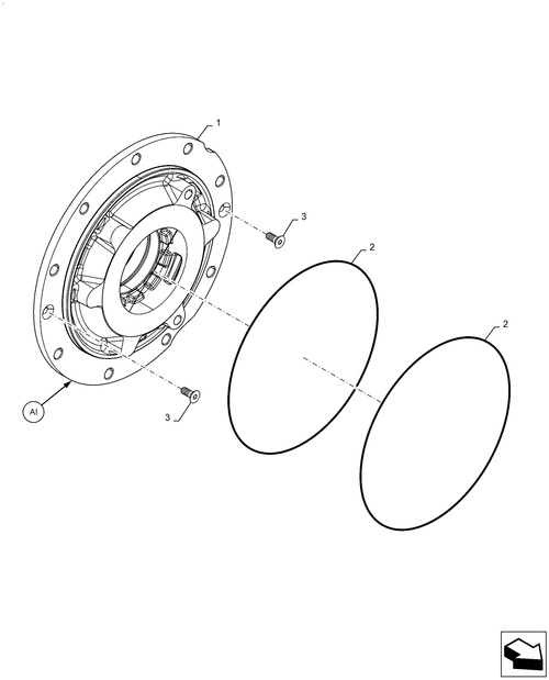 Diagrams of all the parts for the Workmaster 50-27.120.AI[01] - FINAL DRIVE HOUSING at BRIM:Parts.