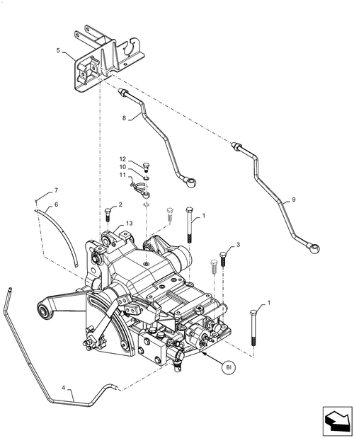 Diagrams of all the parts for the Workmaster 50-35.100.AP[16] - HYDRAULIC LIFT ASSY, W/ S1 & ... at BRIM:Parts.