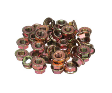 247780 NUT, SERRATED [PKG of 50]