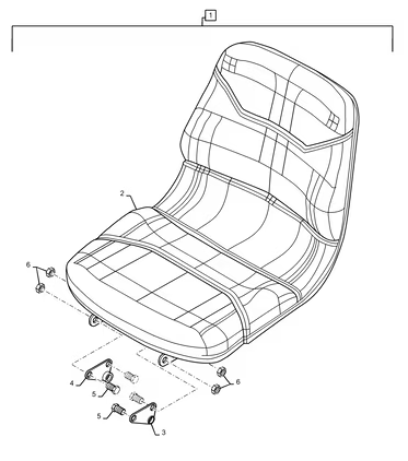 SBAA55070040 SEAT, DRIVER