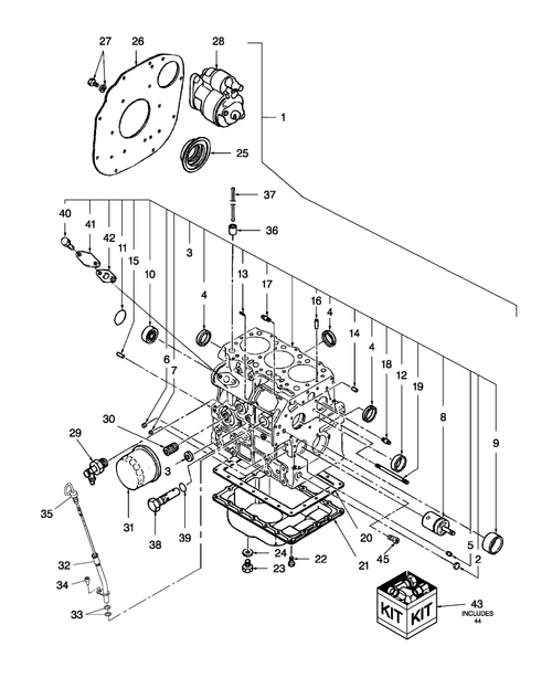 TC30 01-06A01 CYLINDER BLOCK
