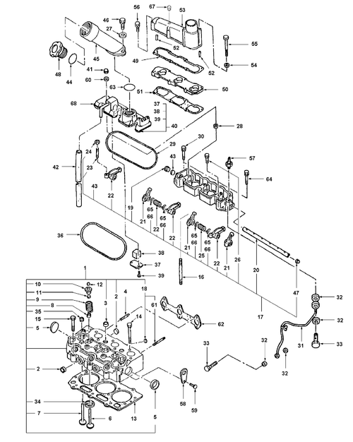 TC30 01-06C01 CYLINDER HEAD - BSN HK30000