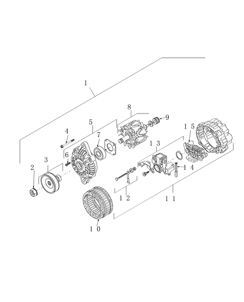 TC30 06-11C01 ALTERNATOR ASSY.