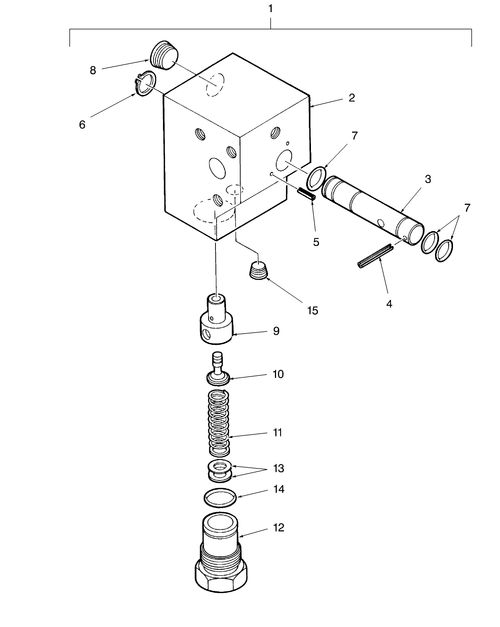 TC30 07-05K01 MANIFOLD DIVERTER BLOCK - SBA340015500