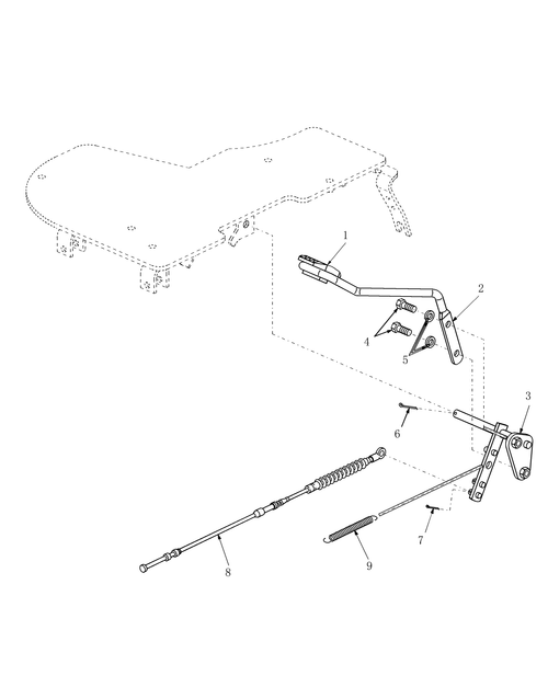 TC29DA 02-02.07 THROTTLE CONTROLS FOOT 9 X 3
