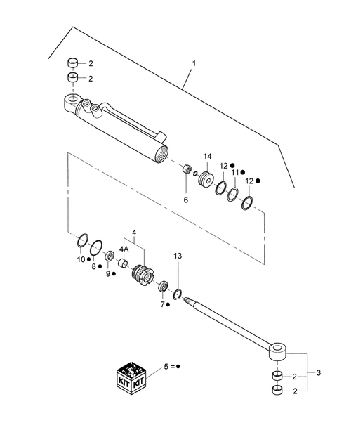 TC29DA 04-04.09 POWER STEERING CYLINDER, W/FWD