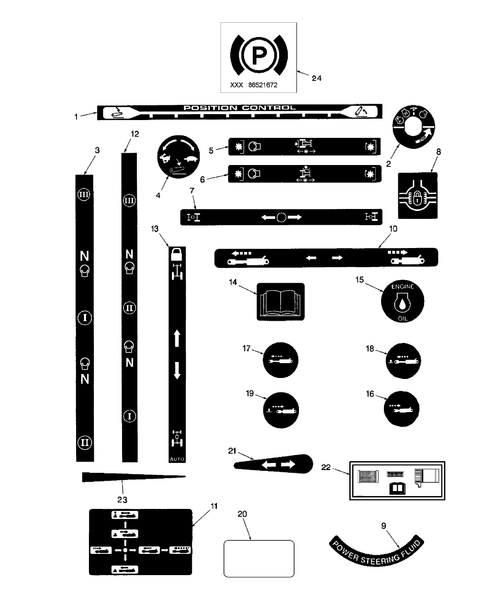 TC29DA 08-08.04 DECALS, OPERATING