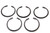 370018 RING, SNAP [PKG of 5]