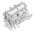 47454071R REMAN-LONG BLOCK ENGINE