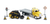 16173 1:43 Scale Peterbilt Roll-Off Truck W/ New Holland Skid Steer L228