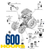 Powerstar 120 (2017-2019) 600 Hour Maintenance Kit